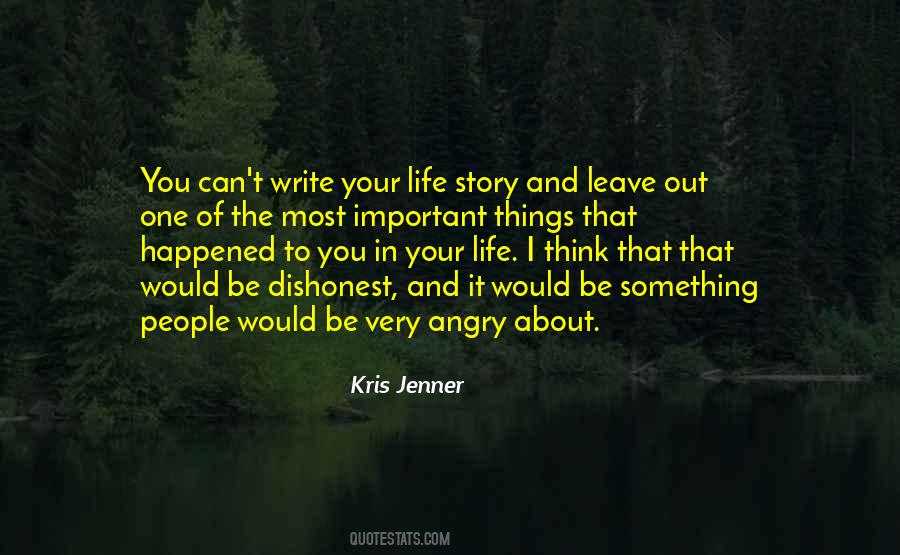 Quotes About Writing The Story Of Your Life #640418
