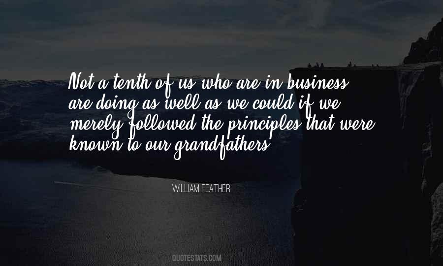 Quotes About Business Principles #1488677