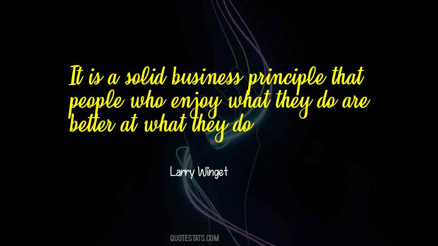 Quotes About Business Principles #1717104