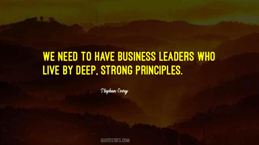 Quotes About Business Principles #286032