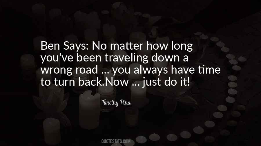 Quotes About Turn Back Time #1092602