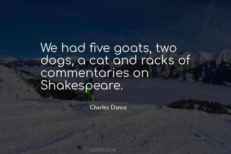 Quotes About Shakespeare Goats #407613