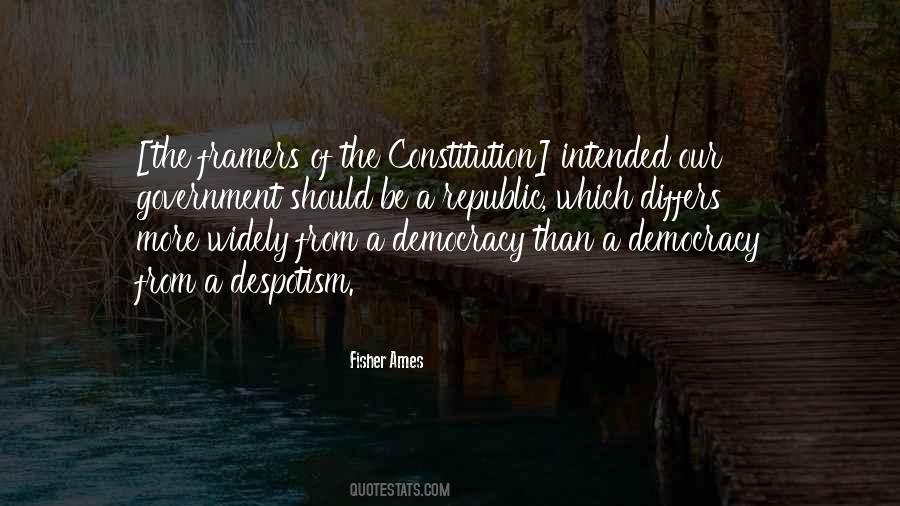 Our Republic Quotes #576598