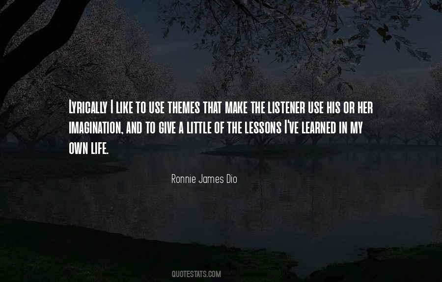 Quotes About Lessons Learned In Life #1489699