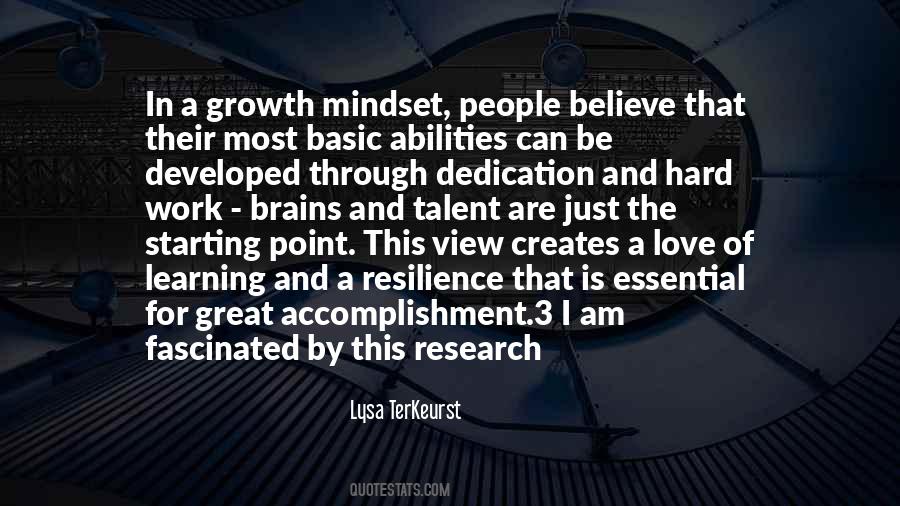 Quotes About Growth Mindset #1449028