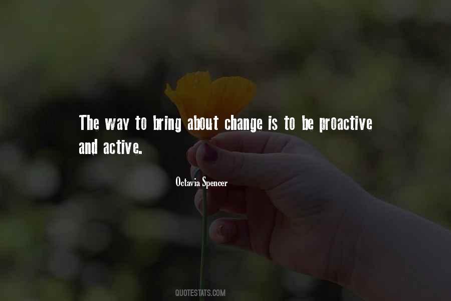 Quotes About Proactive #738192