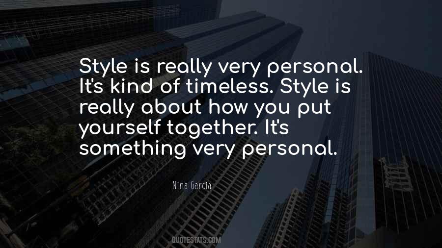 Quotes About Timeless Style #851867