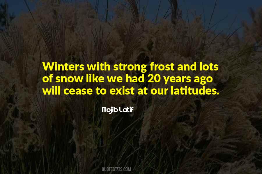 Quotes About Winter Frost #1233656