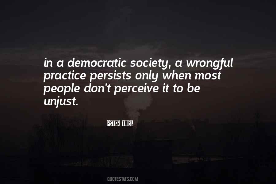 Quotes About Democratic Society #1859163