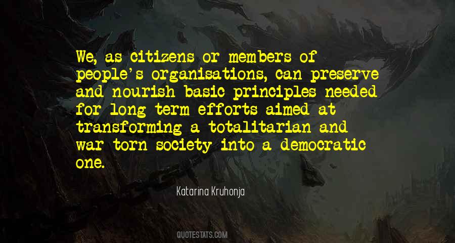 Quotes About Democratic Society #677906