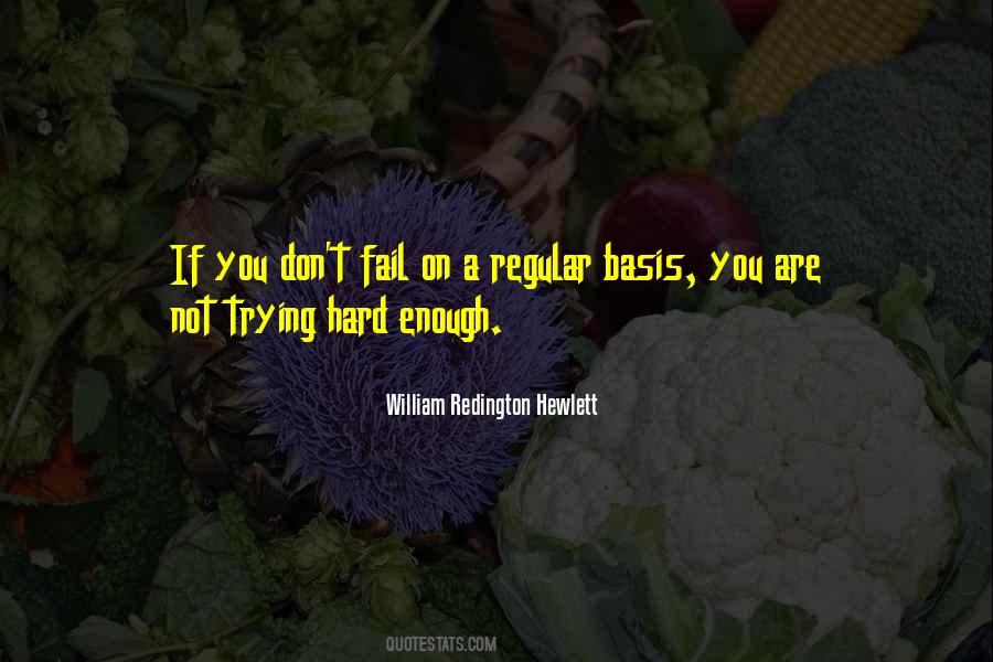 Quotes About Not Trying Hard Enough #362071