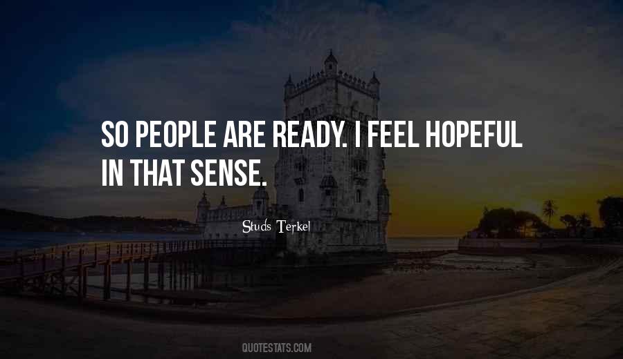 Hopeful People Quotes #475317