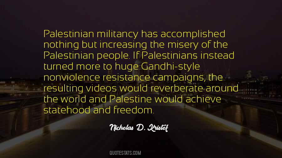 Quotes About Militancy #1040825