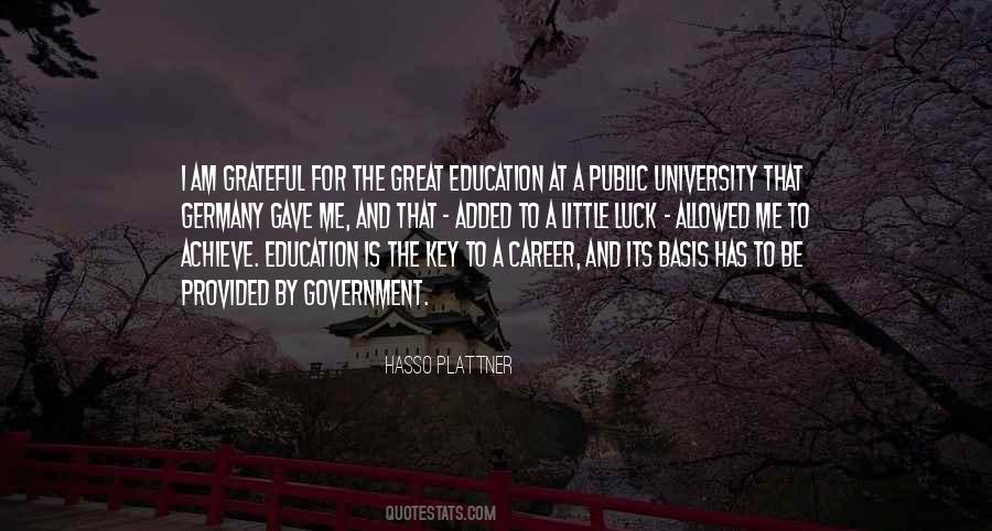 Quotes About Career And Education #1878663