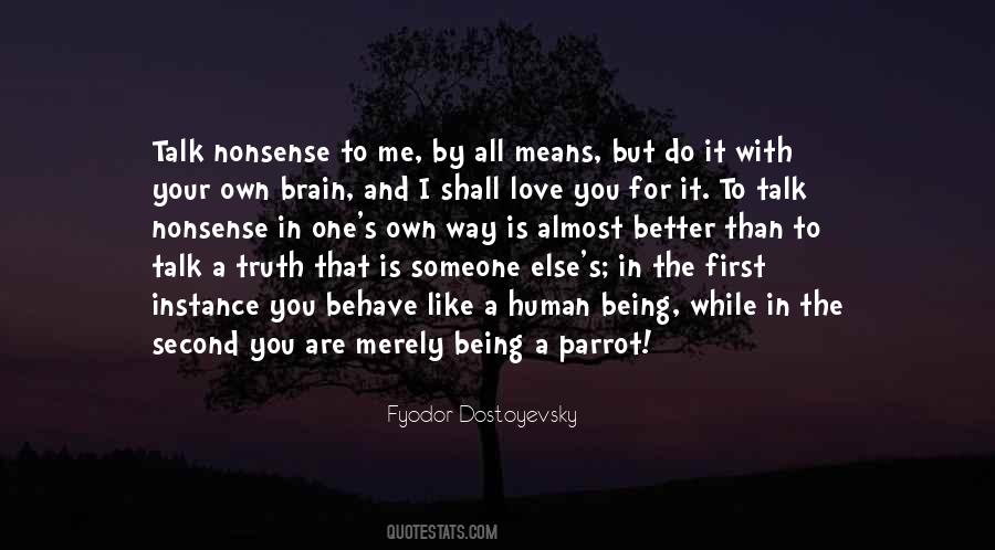 Quotes About Being Second Best In Love #1335365