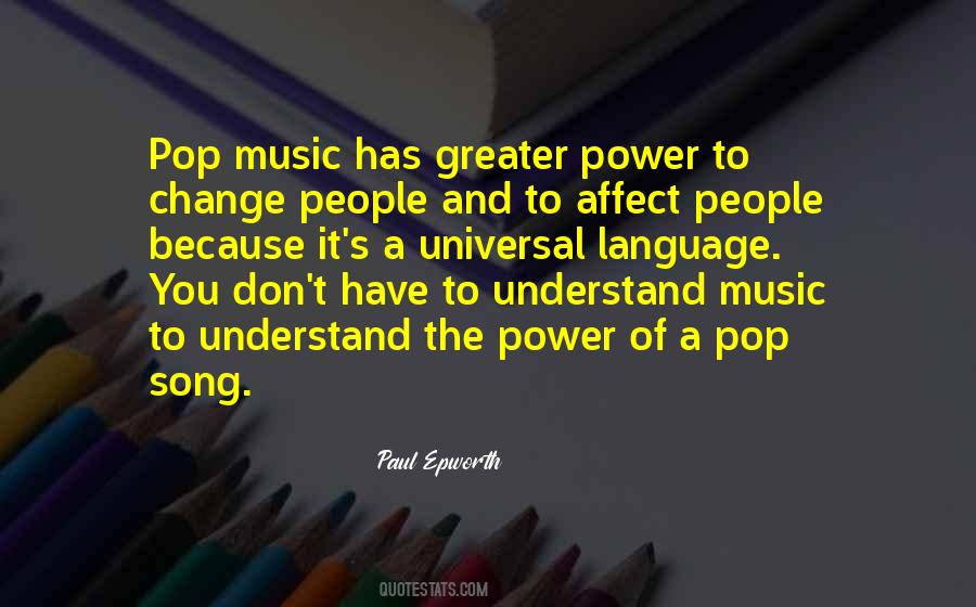 Quotes About Music's Power #276015