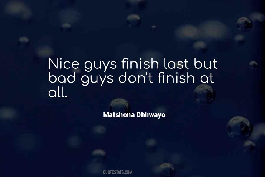 Quotes About Nice Guys #1343205