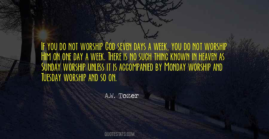 Quotes About Worship God #1177184