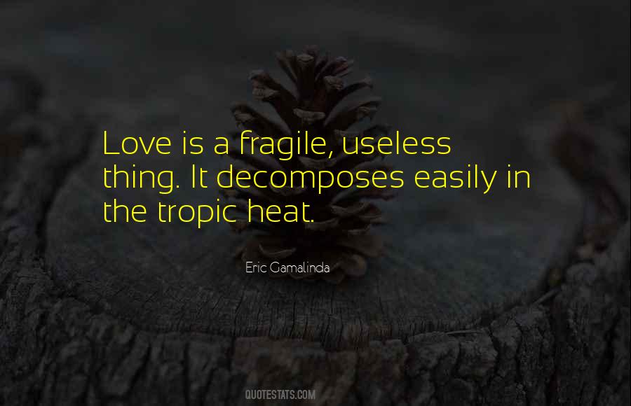 Quotes About Fragile Love #1338288