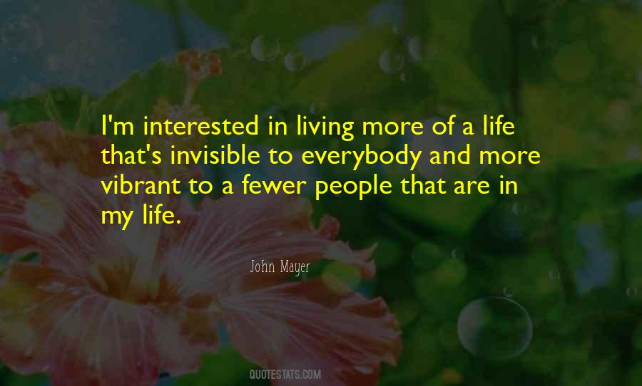Quotes About Vibrant Life #950155