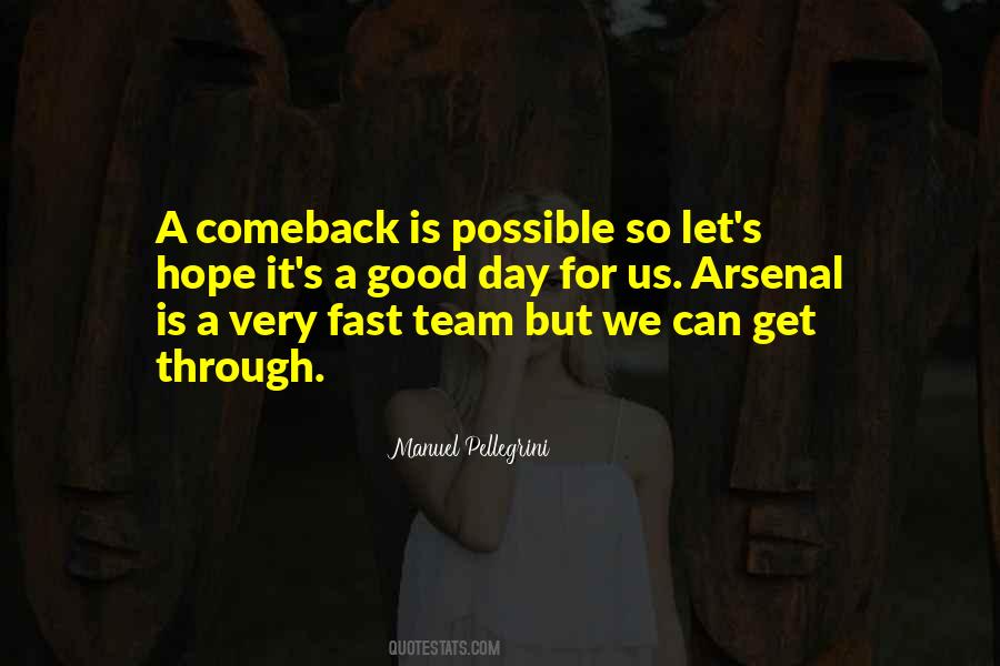 Quotes About A Comeback #1784859