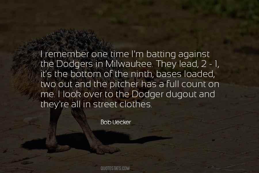Quotes About The Dugout #1179428