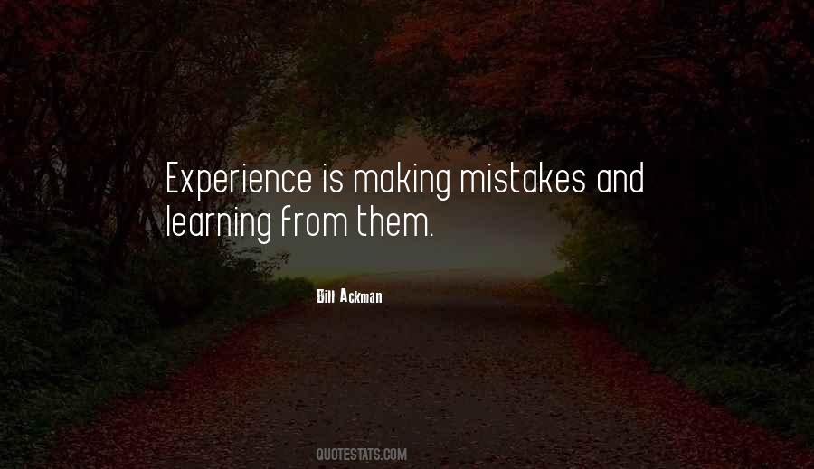Quotes About Mistakes And Learning #1173073