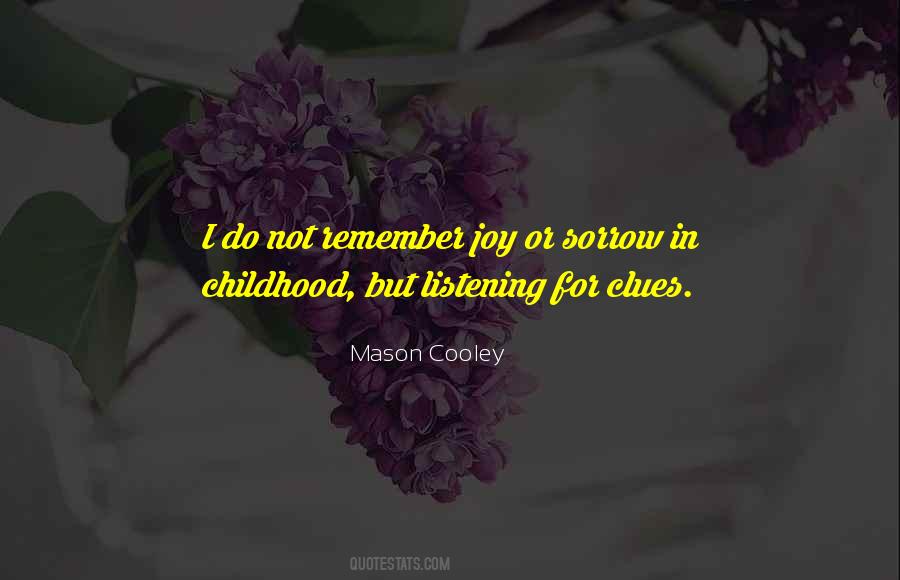 Quotes About Joy Of Childhood #1148920