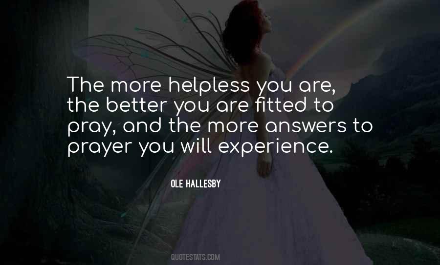 Quotes About The Helpless #12088