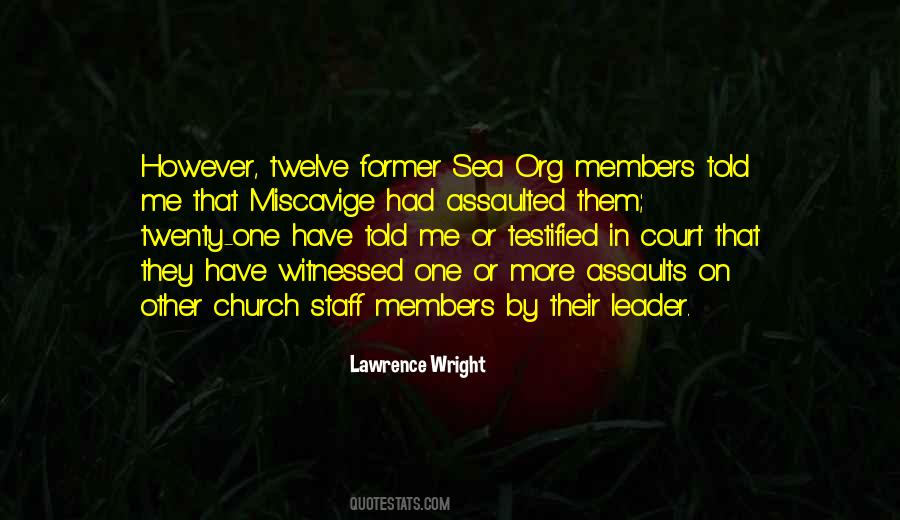 Quotes About Church Members #81738