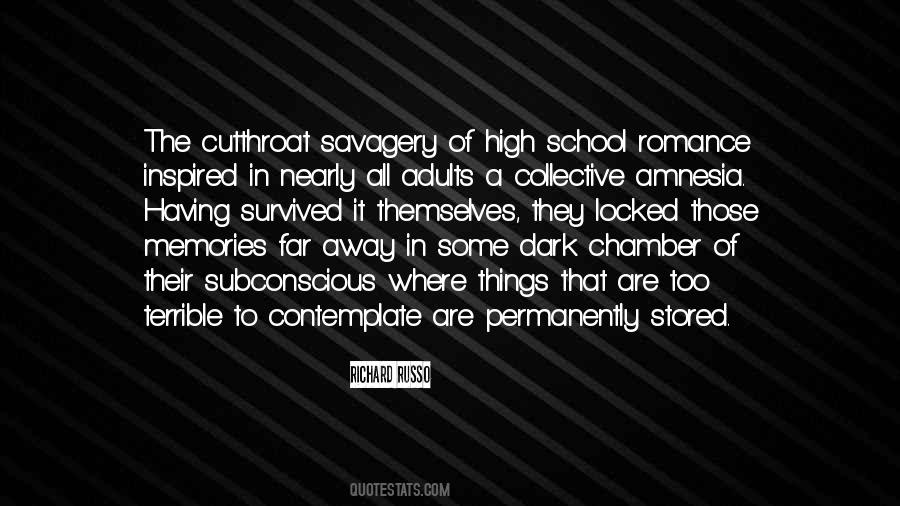 Quotes About Memories Of High School #424747