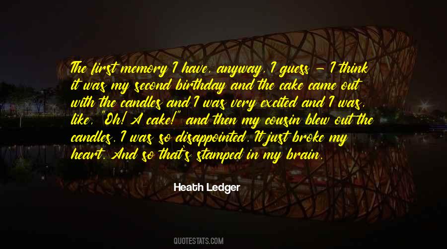 Quotes About Birthday Cake #1838468