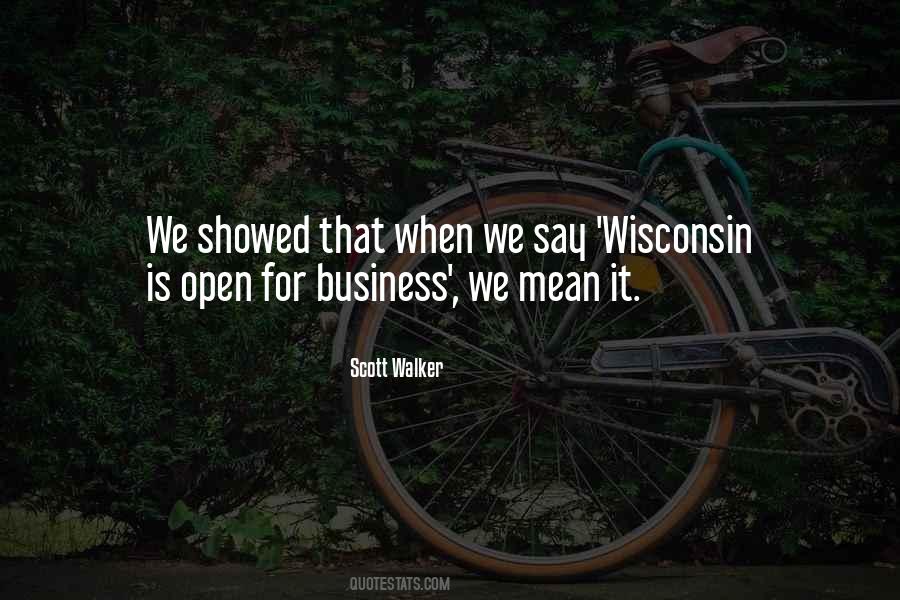 Open For Business Quotes #1359846