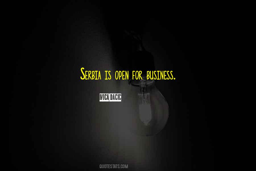 Open For Business Quotes #1532475