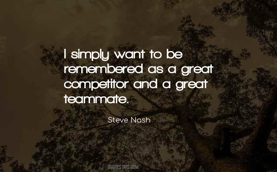Quotes About A Teammate #268013