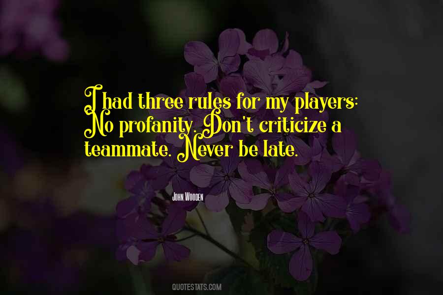 Quotes About A Teammate #324578