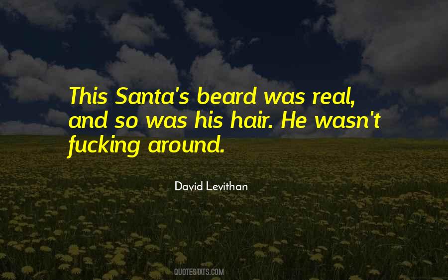 Quotes About Santa's Beard #130081