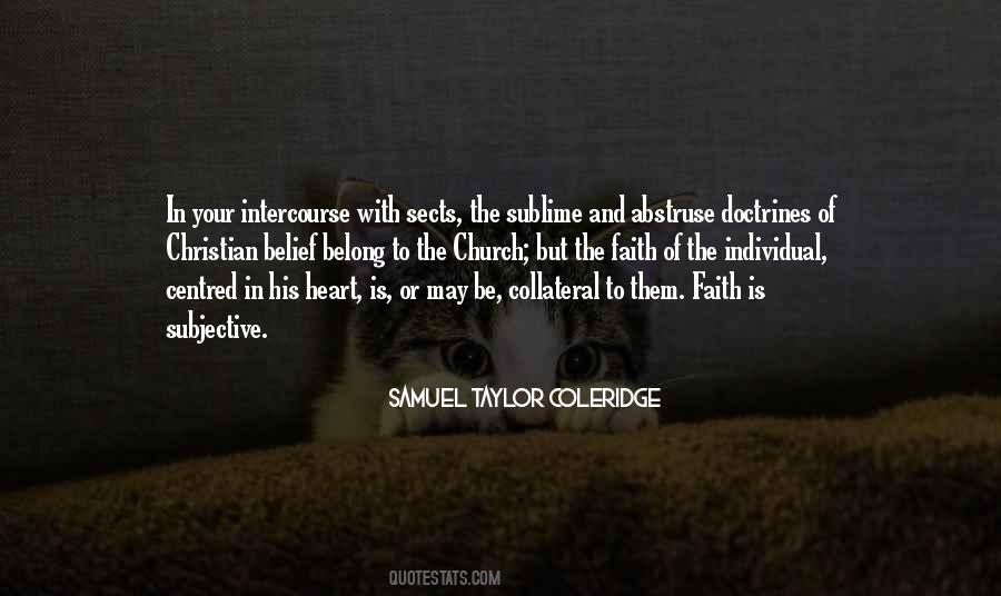 Christian Sects Quotes #315329