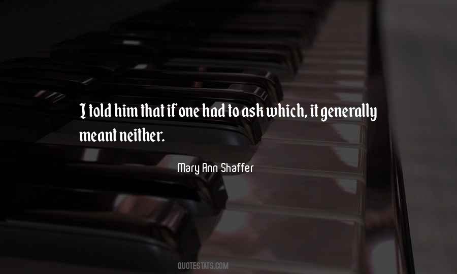 Quotes About Shaffer #489604