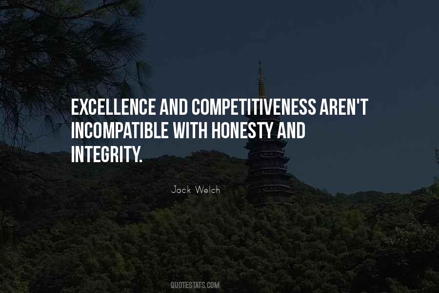 Quotes About Excellence And Integrity #1008293