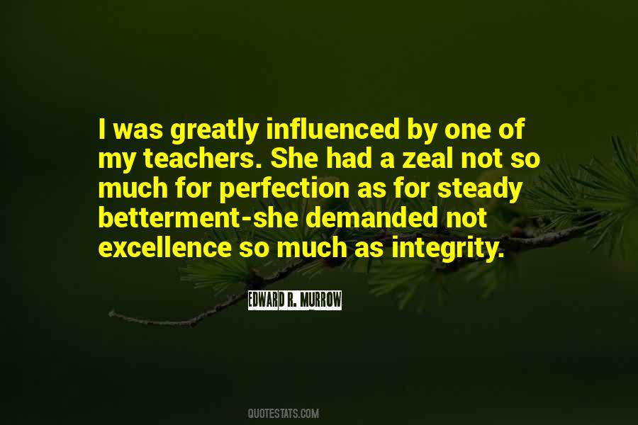 Quotes About Excellence And Integrity #1027270