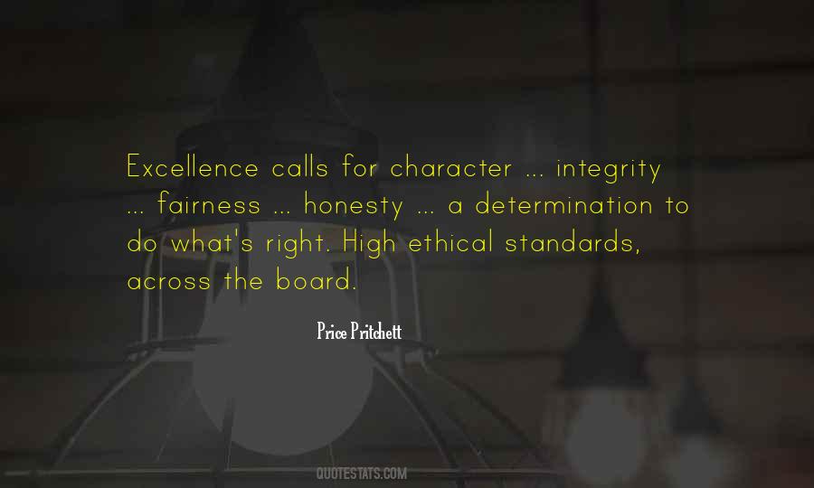 Quotes About Excellence And Integrity #89138