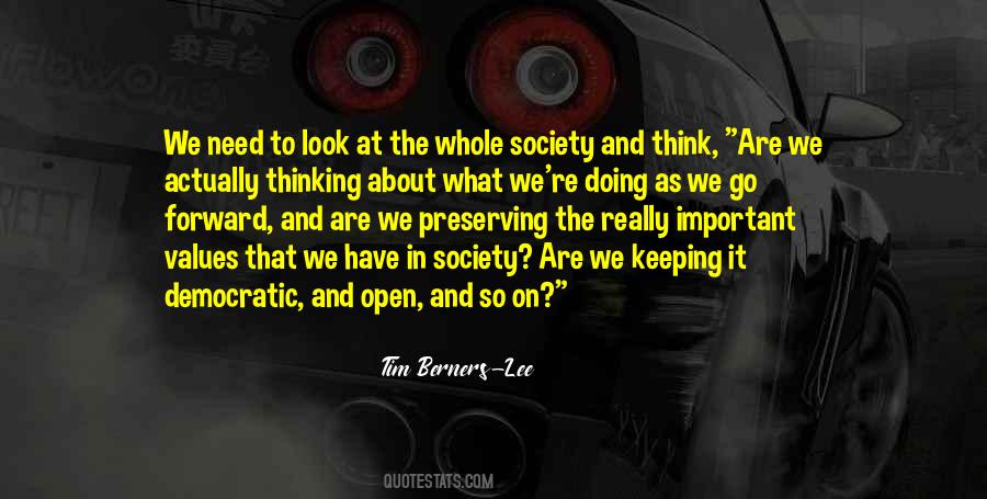 Quotes About Values In Society #1161761
