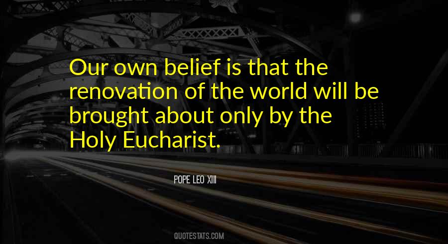 Quotes About Eucharist #12485