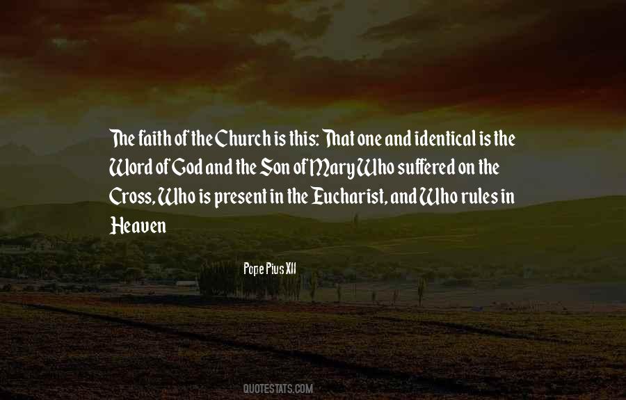 Quotes About Eucharist #1284514