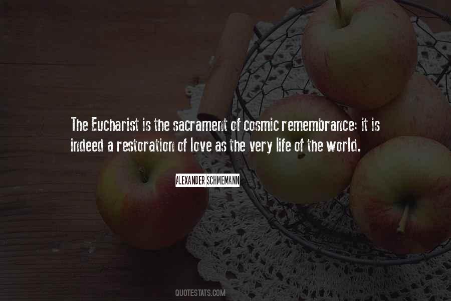 Quotes About Eucharist #145372