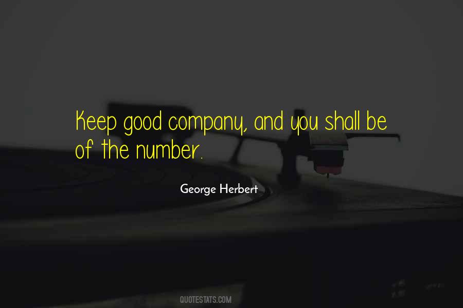 Quotes About Good Company #1654326