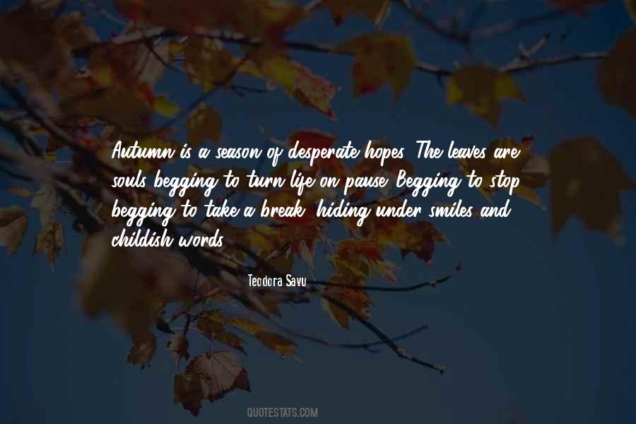 Autumn Of Life Quotes #1766850