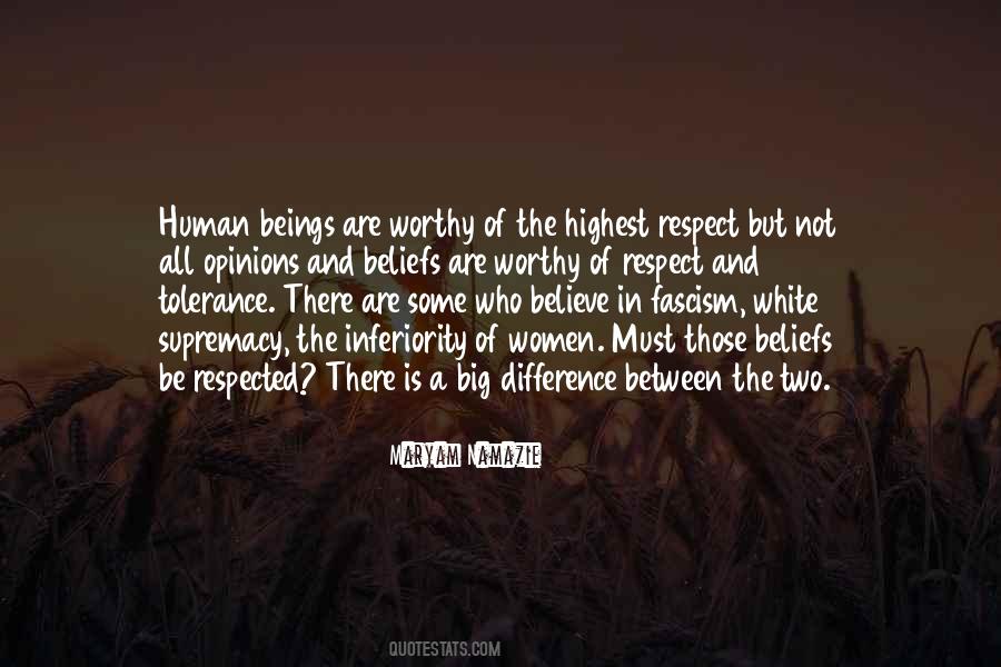 Quotes About Tolerance And Respect #493537