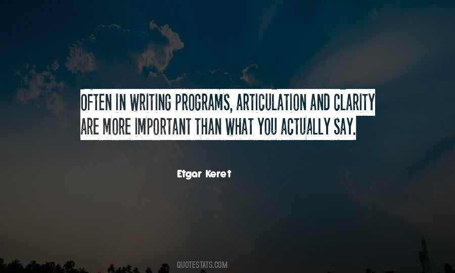 Quotes About Articulation #1414752